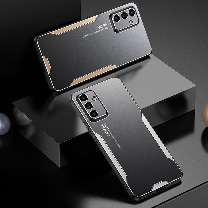 Подходит для чехла для мобильного телефона Samsung M55 A55 A54 A35 Твердый металлический корпус S24 S23 S22ultra Полная защита от падений