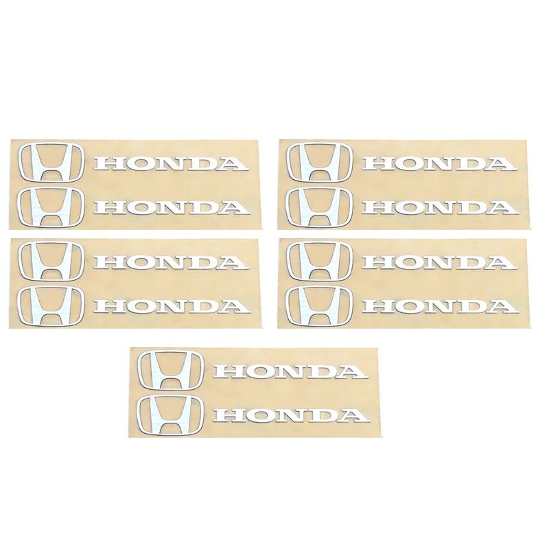 3D Metal Car Interior Decoration Decals Emblem Sticker Decoration Accessories For Honda Civic FIT Accord Prelude CRV Jazz Acura RH6
