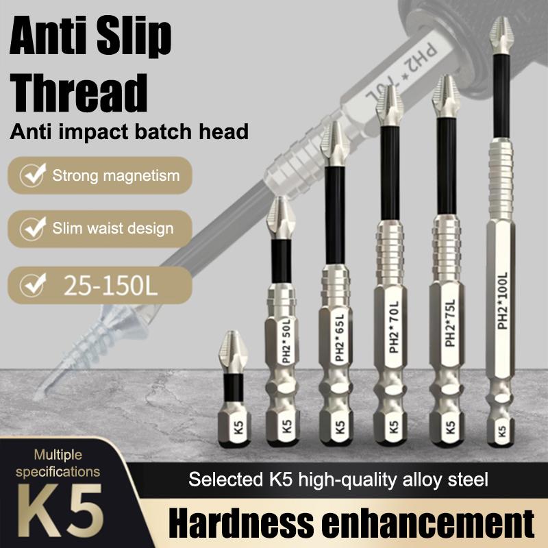 9 шт./набор Высокомагнитные Насадки для Отвертки и Дрели Долговечность Универсальный Противоскользящий Магнитный Набор Электрических Отверток
