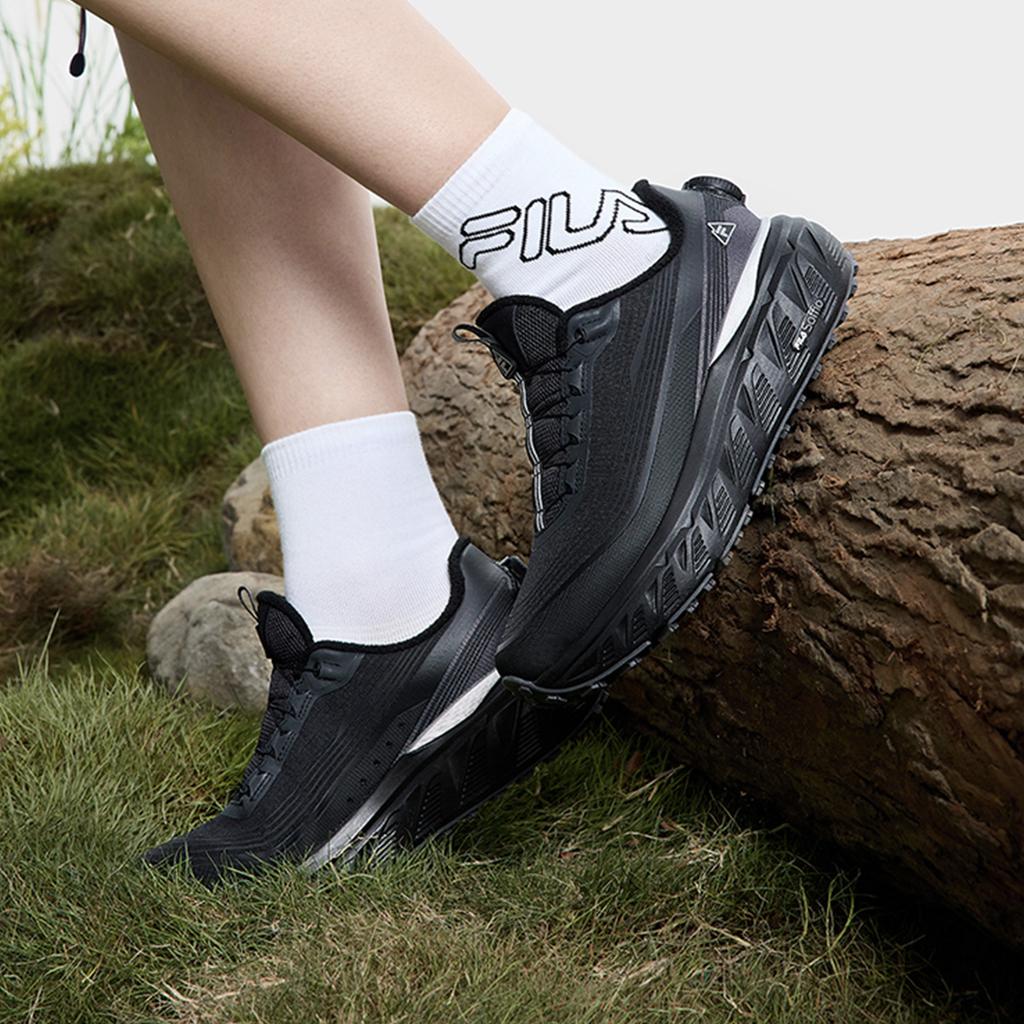 Fila Boa Explorer Удобные Универсальные Низкие Кроссовки Женские кроссовки Черный A12W511226FBB