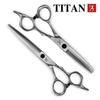 TITAN профессиональные парикмахерские ножницы для стрижки и филировки 6/6.5/7 дюймов сталь vg10