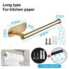 Stainless Steel Toilet Paper Towel Holder Adhesive Kitchen Paper Roll Rack Bathroom No Punch Wall Mount Tissue Dispenser Hanger