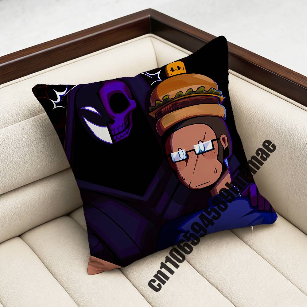 For Funny Clkidd n Throw Pillow Case Sham xcm xcm Square Car Pillowcase Pad Cushion Cover