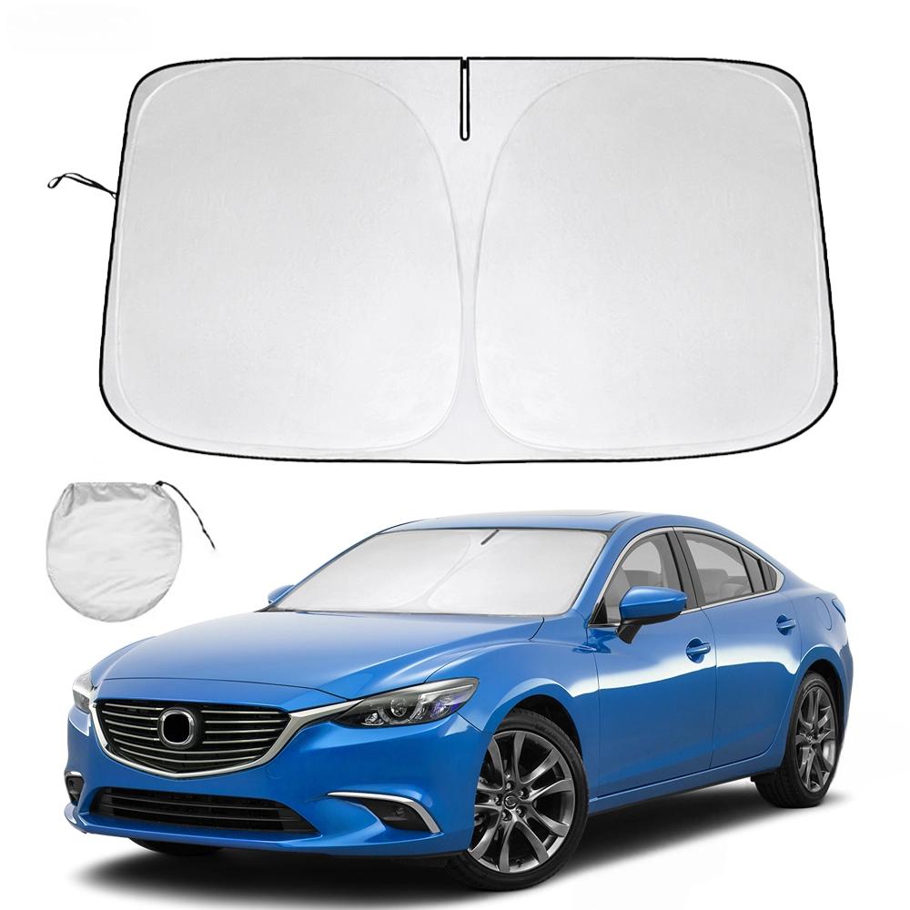 Солнцезащитная шторка на лобовое стекло для Mazda 6 2014-2024 для аксессуаров Mazda6 Складной солнцезащитный козырек на окно Защищает от УФ-лучей
