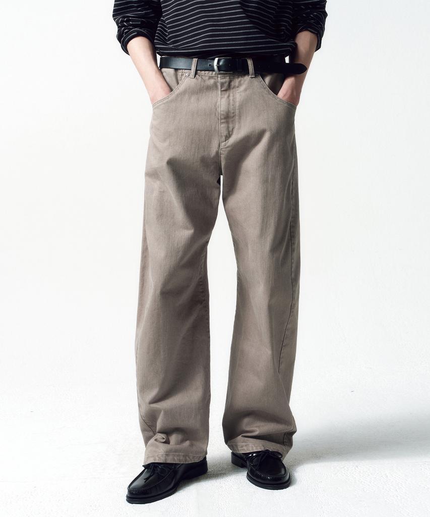 INSILENCE Engineer Fit Denim Pants Beige