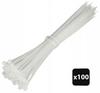 Cable Ties 2.5x100mm White 100 Pcs