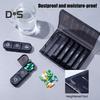 Weekly Pill Organizer Storage Box Food Grade BPA Free Large Capacity Multiple Compartments Dustproof Portable Travel Pill Box
