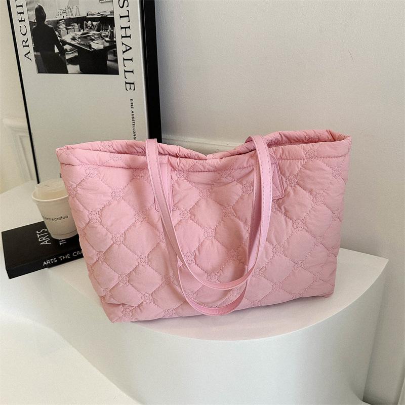 Ромбовидная вышивка нитью мода хлопок тренд повседневный дорожная сумка через плечо для женщин