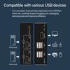 HDTV KVM Переключатель 2 входа 1 выход 4K 60 Гц Общий доступ к USB-клавиатуре и мыши Селектор-переключатель 4K 60 Гц Для ПК Ноутбука Офиса