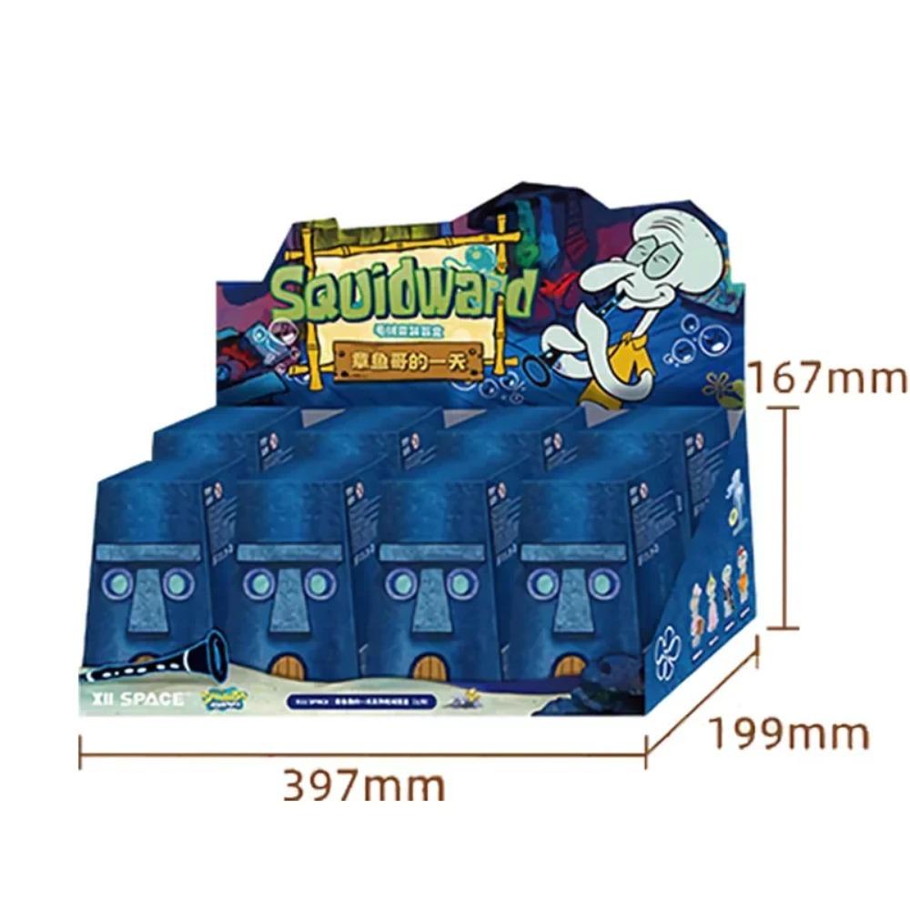 Оригинальная Хит Продаж Сквидвард Серия «Один День» Blind Box Мультяшная Аниме Фигурка Mystery Box Настольная Модная Игрушка Украшение Подарок Девочке
