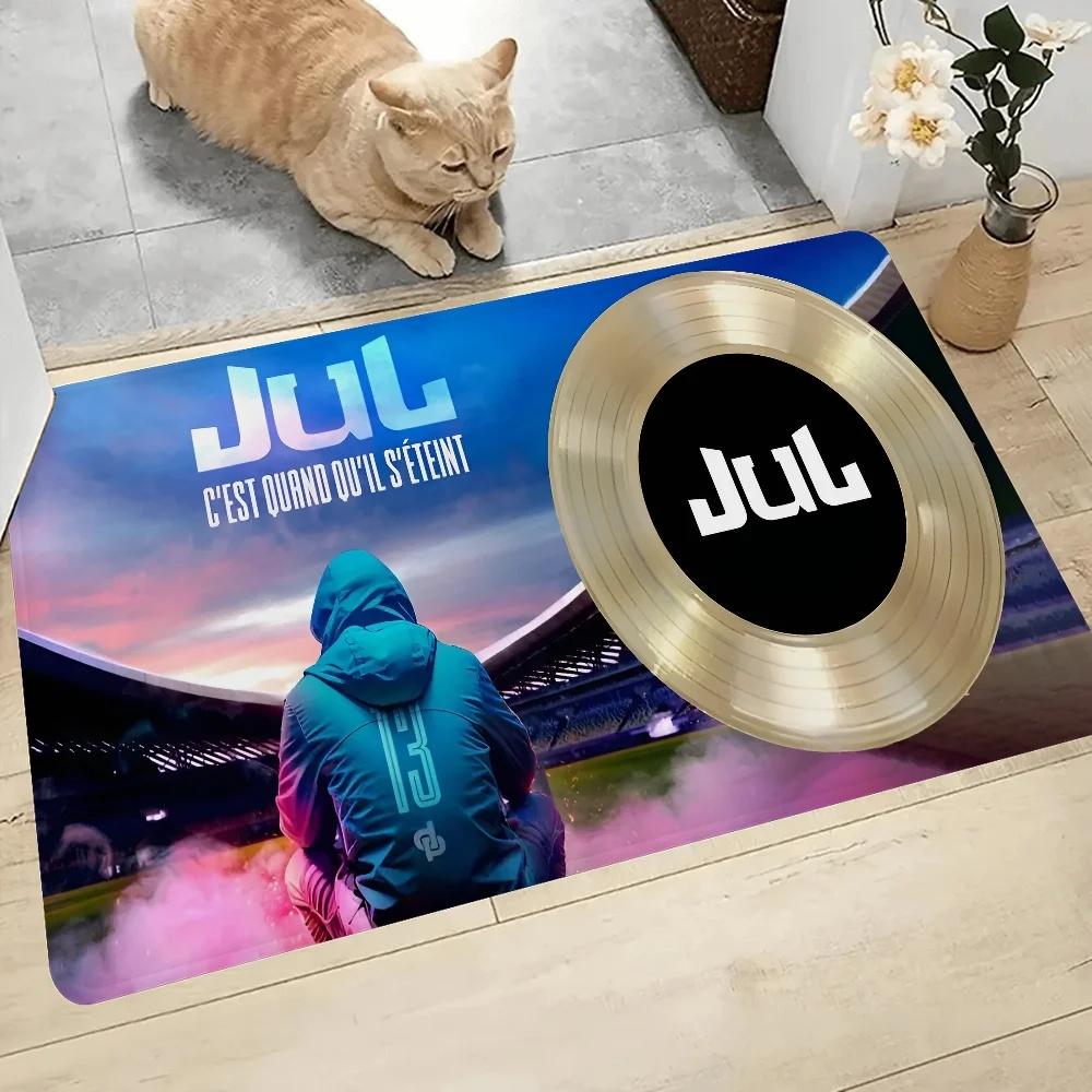 Рэпер J-JuL C'est Pas Des Lol Коврик для пола Мягкий противоскользящий ковер для ванной комнаты спальни Стильный приветственный коврик Машинная стирка