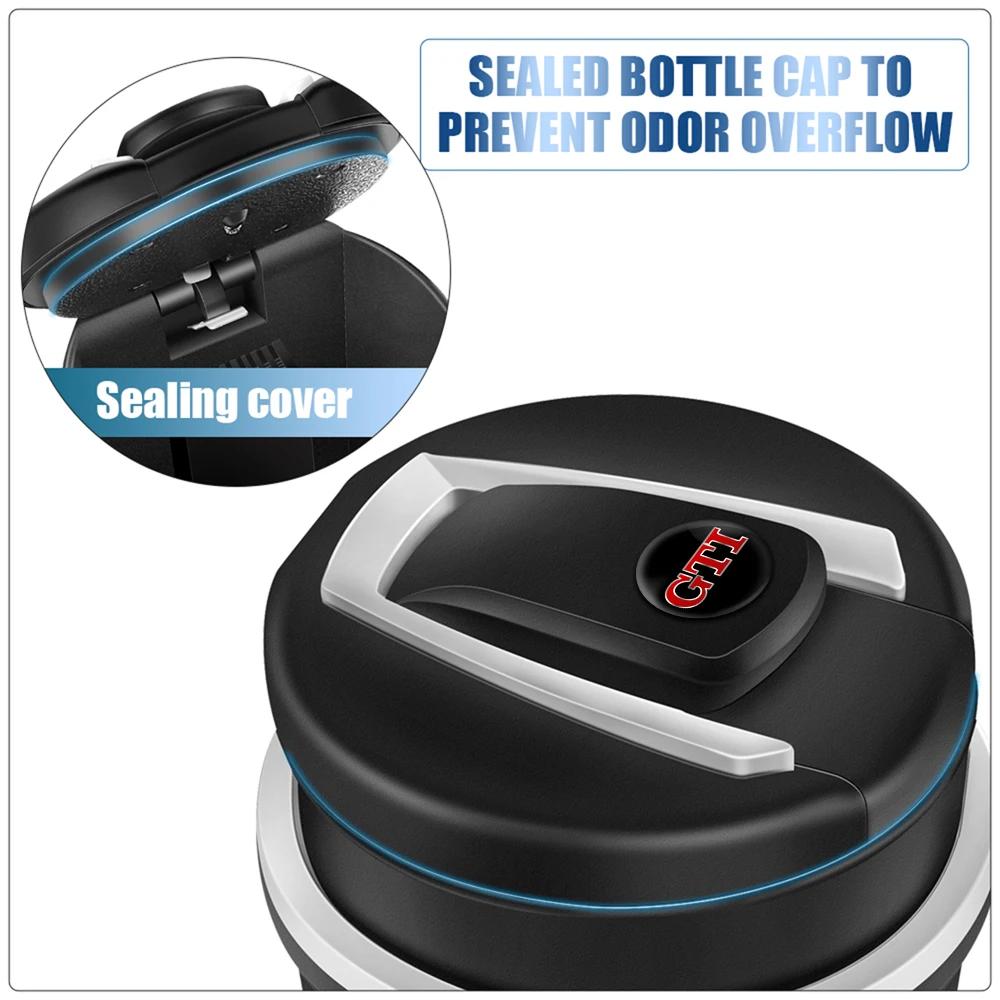 2025 Hot Car Cigarette Ashtray Cup Portable LED Smoke Car Ashtray Smoke For Volkswagen VW R GTI Jetta Golf Passat Polo Touareg T