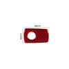 Red Carbon Fiber Interior Glove Box Handle Cover Trim For Toyota Supra A90