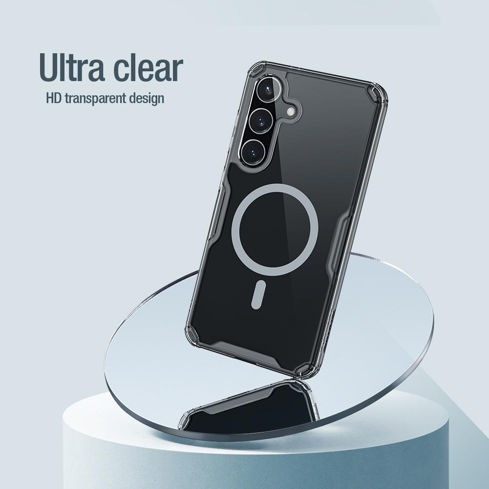 Nillkin Nature Pro Shockproof Case with Magnetic Ring for Samsung Galaxy S24+ - White