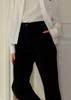 JUNECI Straight Retro Corduroy Pants (Black)