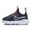 Nike Flex Runner 2 TD Midnight Navy Picante Красные детские кроссовки Сине-белые DJ6039-403