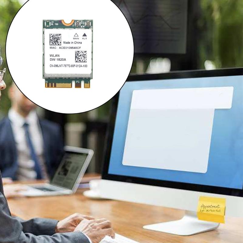 DW1820A BCM94350ZAE 1200Mbps 2.4G/5Ghz 802.11AC WiFi Card K Adapter -NGFF Bluetooth-compatible4.1 for Win7 8 10