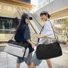 Travel Bag Large Capacity Solid Color Storage Shoulder Bag Fitness Lightweight Duffel Bag