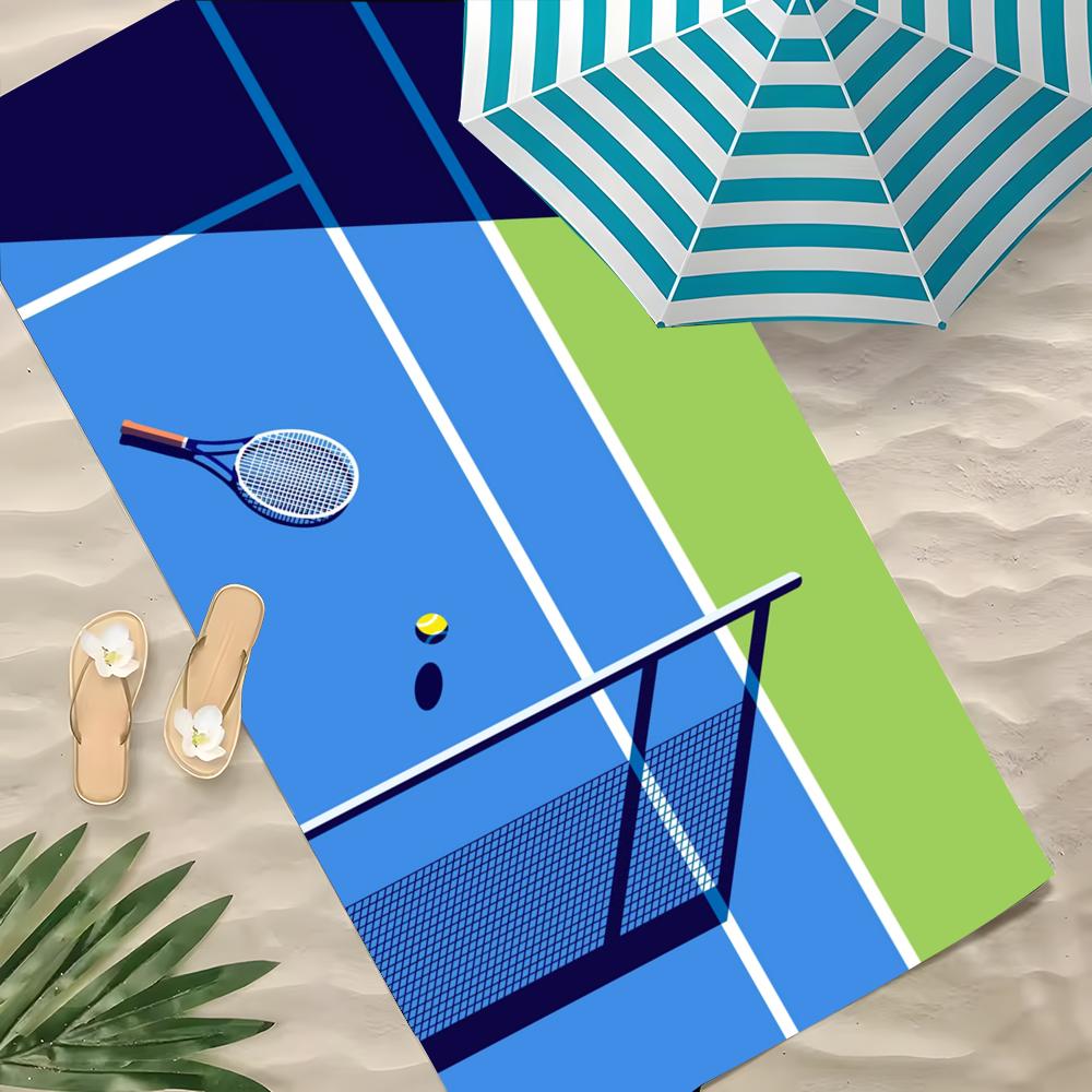 U-US Open Полотенце Полиэстер Пляжное Полотенце Быстросохнущее Не Прилипающий Песок Банное Полотенце для Лета Бассейна Путешествий Отпуска