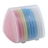 Advanced Tailor's Chalk: 4 Vibrant Colors in a Clear Plastic Box for Clothing Design and Marking