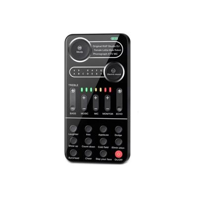 Вокальный процессор, звуковая карта для ПК, профессиональный интеллектуальный набор звуковых карт с шумоподавлением, звукозаписывающее студийное оборудование, аудиомикшер для ПК для пения