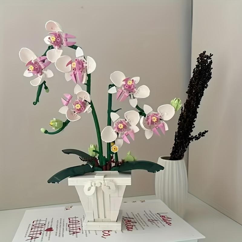 Adult Version Of The Decorative Ornament/Pink Orchid, Perfect For Mother'S Day Gifts, Suitable For Home Decor, Office Decoration