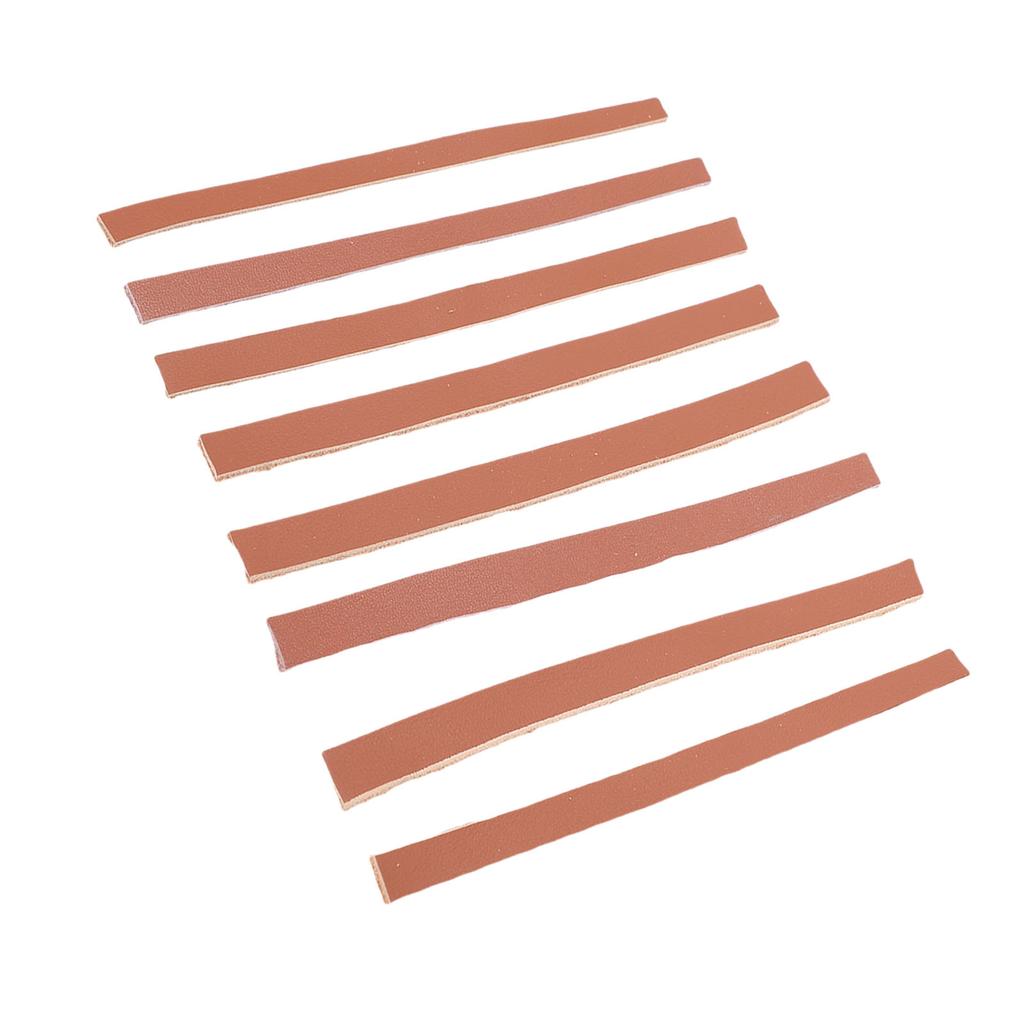 8pcs Tennis Racket Weight Increase Stability Professional Cowhide Leather Racket Weighted Balance Strips For Badminton