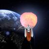 3D-печать Космический челнок Лампа USB LED Детский Ночник Декор для комнаты 110-220 В