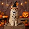 Adjustable Pet Halloween Star Hats Soft Cat Witch Hat Halloween Dog Costume  Costumes Party