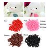 100pcs Plastic Toys Bear Buttons Dolls Accessories Doll Noses Safety Parts Triangle Nose