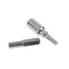1/2Pcs 6.35mm To 4mm Magnetic Bit Holder Magnetic Screwdriver Bit Adapter  Phone Repair