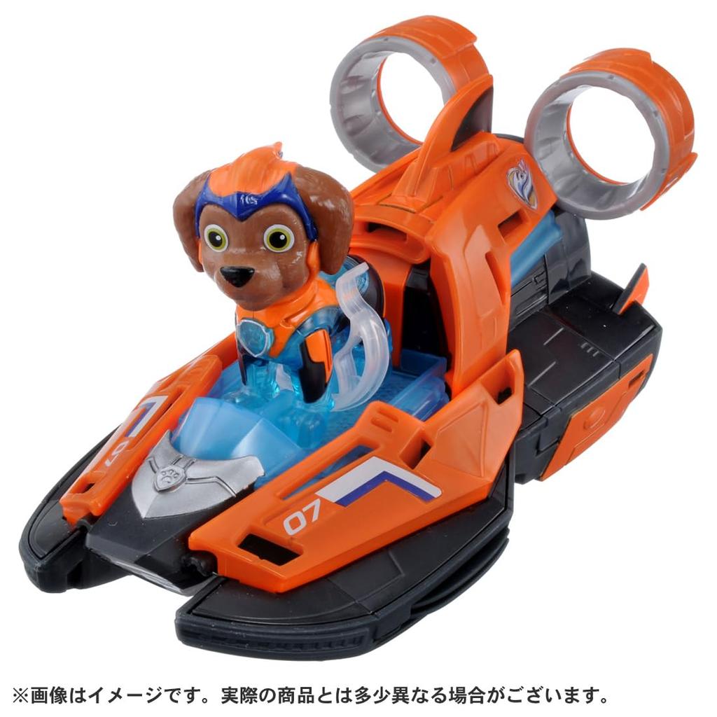 TAKARA TOMY Щенячий патруль Фильм Mighty Базовый автомобиль Zuma Mighty Hovercraft