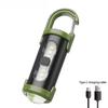 Multi-Functional EDC Portable Lanterns New Mini Keychain Flashlight Home Outdoor Emergency Ultra-Bright COB Pocket Torch