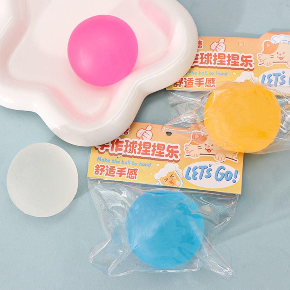 2 шт. Светящиеся шарики Светятся в темноте Мялки Липкие Расслабляющие Детские Игрушки-Мялки Мягкий Медленный Отскок