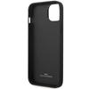Etui do iPhone 14 BMW Leather Seats Pattern burgundowy