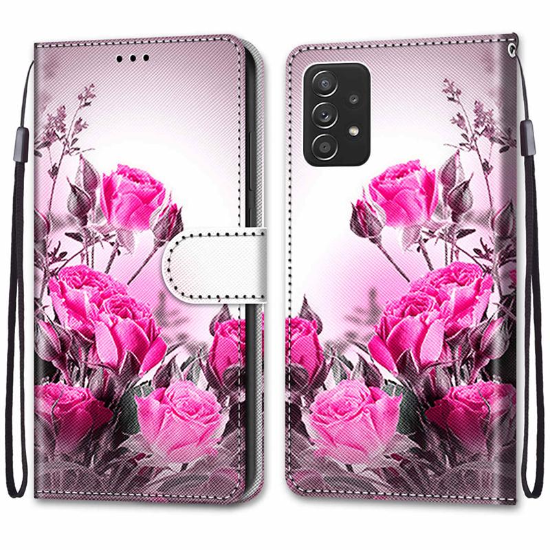 Флип-чехол для Samsung Galaxy A13 A23 A33 A73 A53 5G Чехол-книжка-кошелек для Samsung A52s 5G A12 A22 A32 A72 A51 A71
