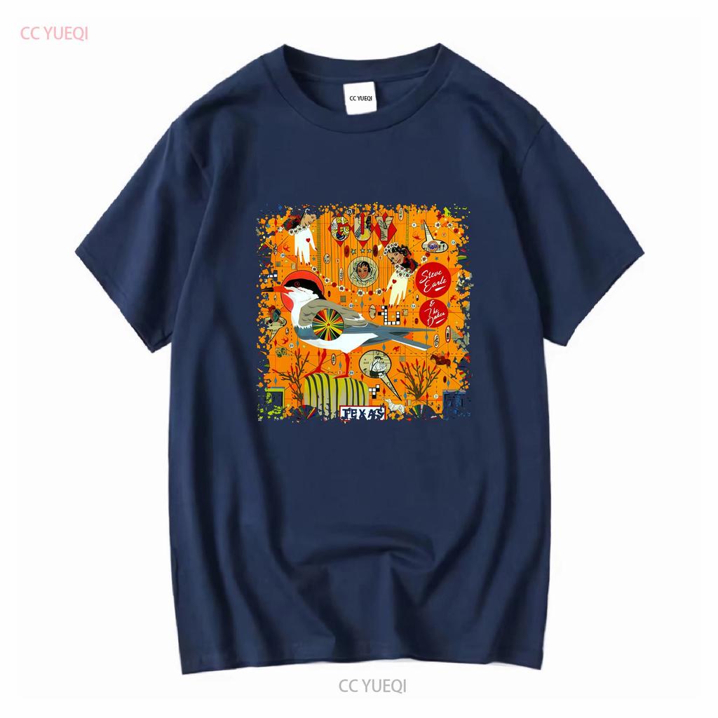 Steve Earle Band T Shirt Mans Fashion Tops Summer Casual vintage Washed fashion Soft designer clothes Stylish Breathable