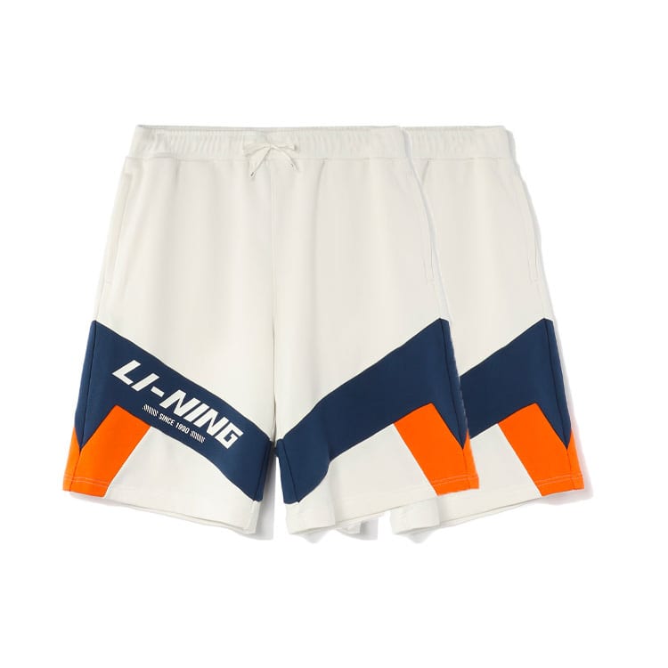 Повседневные шорты Li Ning мужские Слоновая кость AKSR569-1