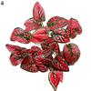 Clear Texture Artificial Leaf Fadeless Plastic Floral Arrangement Simulation Plant Home Decor