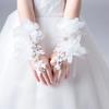 2 шт. Свадебные украшения Эстетическая красота Полые кружева Элегантные предложения вечеринка Одиночные вечерние цветочные перчатки танцевальные костюмы