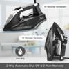 Moosoo SG-8005-1 1800W Steam Iron, 470ml Water Tank, 4 Temperature Settings, Auto-Clean & Anti-Drip, Fast Heating