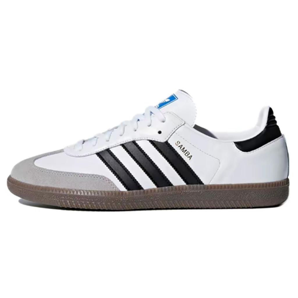 Adidas Samba OG Abrasion Resistant Lightweight Wear resistant And Lightweight Low top Skateboard Shoes Women's B75806(Team1324-LD)