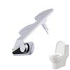 Bidet For Toilet Adjustable Double Nozzles Rear Wash Bidet Attachment Water Sprayer Toilet Bidet Sturdy Convenient For Pregnant