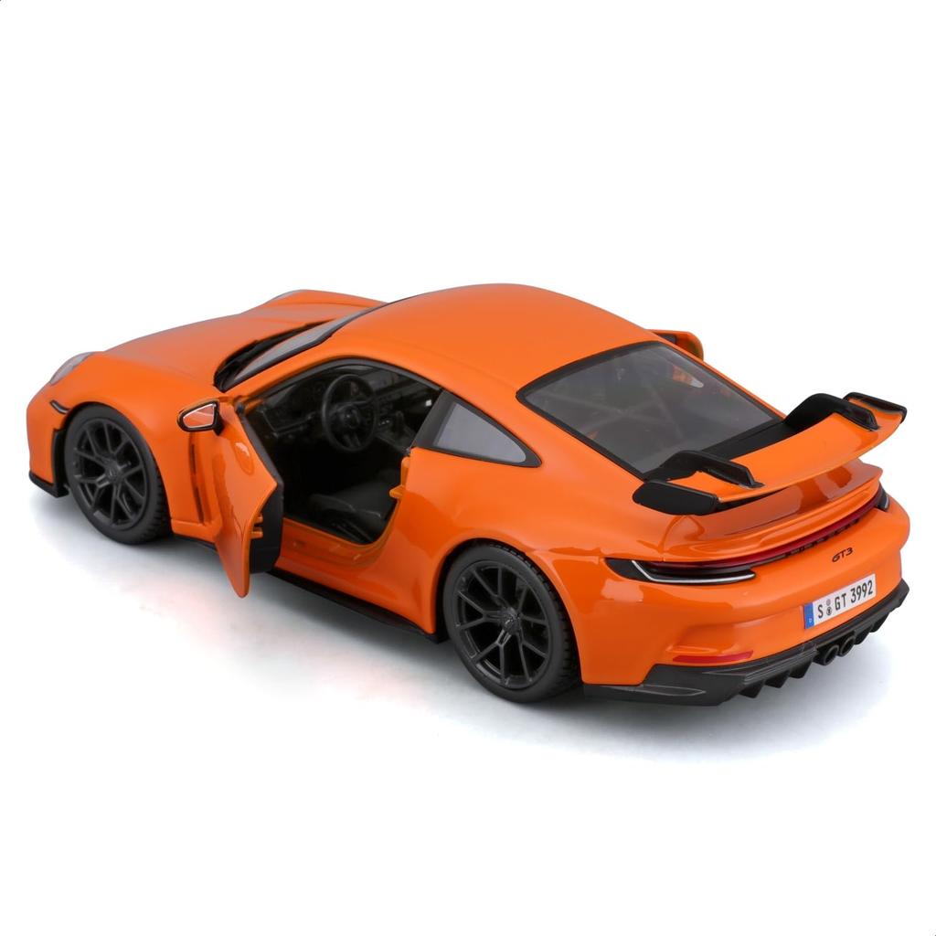 Bburago Scale Porsche 911 GT3 2021 Orange Diecast Model Finished OG 1/24 (992) / Car, Product, 18-21104