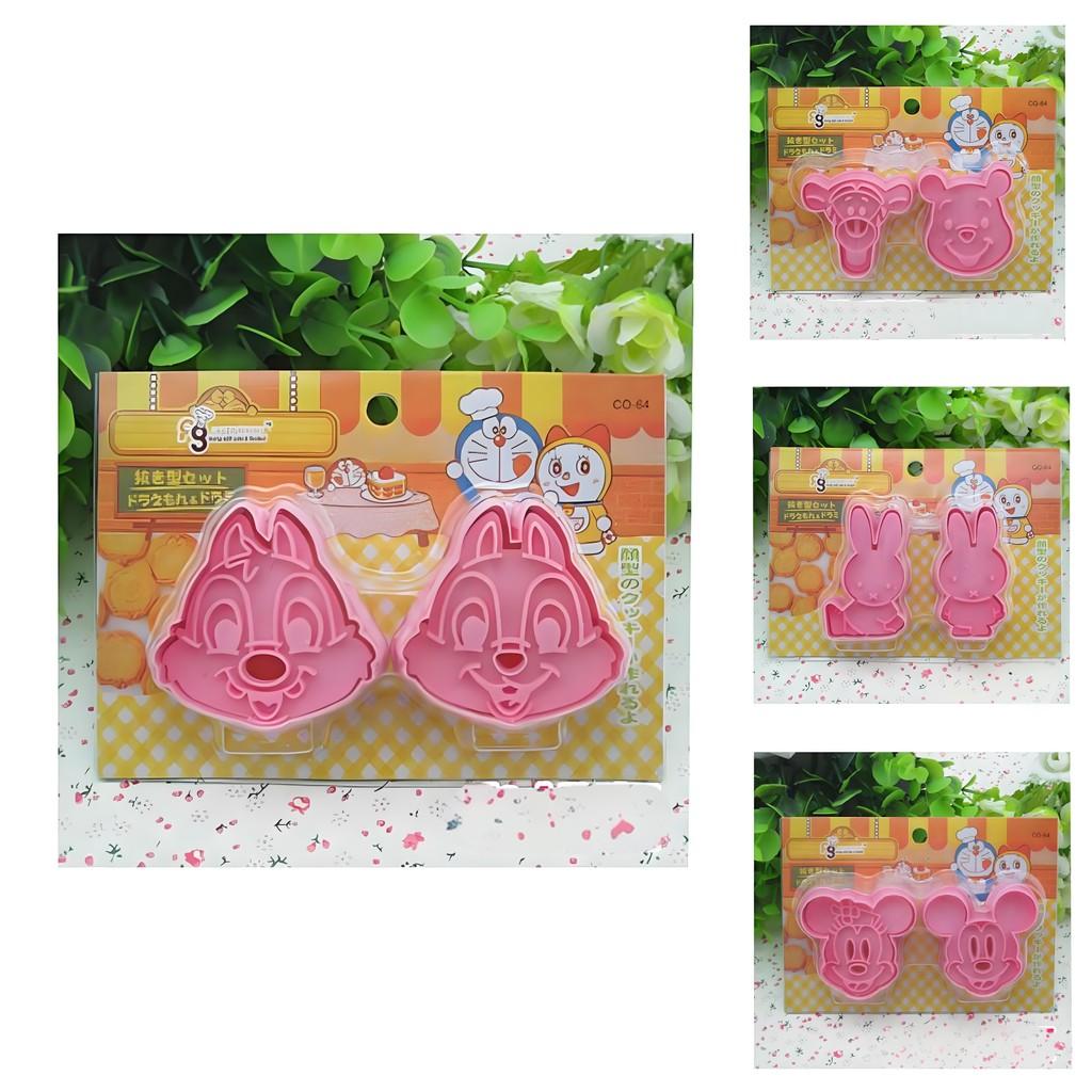 Disney Cartoon 3d Cookie Mold With Animal Shapes For Diy Baking And Holiday Gifts
