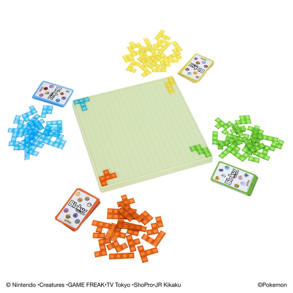 Mattel Games Blokus Shuffle Edition Настольная обучающая игра для детей от 7 лет и старше Игра про Покемонов, 2-4 игрока, (HHM20)