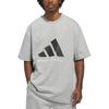 adidas Свободная круглая шея короткий рукав баскетбольная майка унисекс топы KB7558