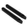 RC Roof Rails Aluminum Alloy Lightweight Upgrade Part Replacement Roof Rail for ARRMA 1 7 Black