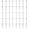 100Pcs Plastic Transfer Graduated Pipettes Clear Eye Dropper Set 2ml Liquid Dropper Science and Lab