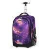 Middle School Students Carry and Pull Dual-purpose Trolley Schoolbags with Large Wheels That Can Climb Stairs FY0188
